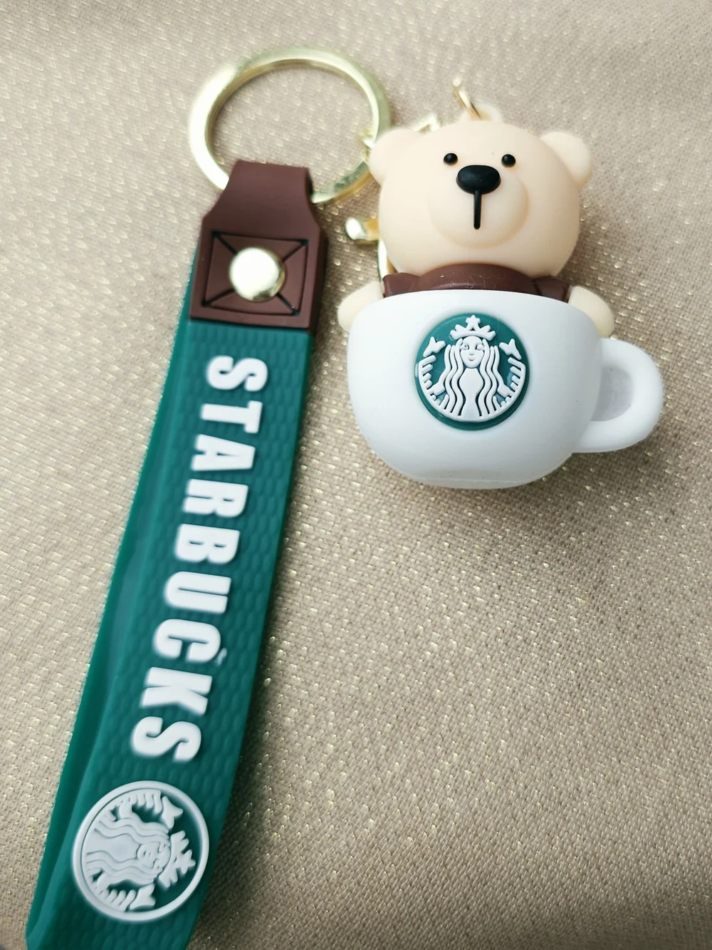 Starbucks Adorable 3D Bearista & Coffee Cup Keychains – You Pick! ☕